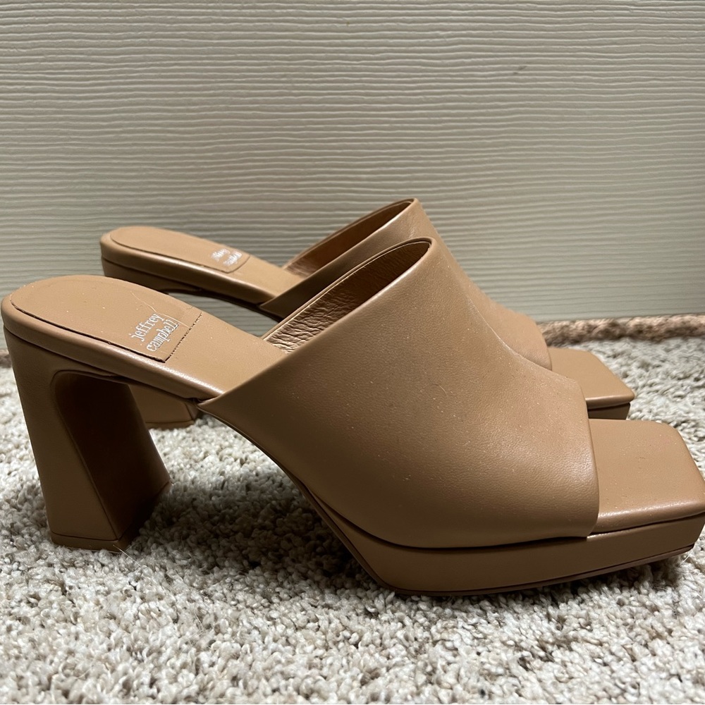 Jeffrey Campbell Caviar Platform Slide Sandal